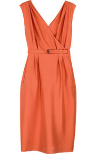 BottegaVeneta_orange_crossover_dress_350px
